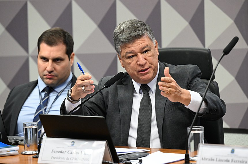 Mesa: 
coordenador de Comissões Especiais, Temporárias e Parlamentares de Inquérito (Coceti), Leandro Augusto de Araújo Cunha Bueno; 
presidente da CPMI - INSS, senador Carlos Viana (Podemos-MG).