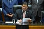 Mesa: 
presidente do Senado Federal, senador Davi Alcolumbre (União-AP) - em pronunciamento.