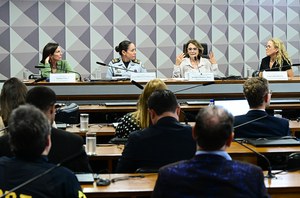 Mesa: 
representante do Instituto Liberta Enfrentando a Violência Sexual contra Crianças e Adolescentes, Luciana Temer; 
comandante-geral da Polícia Militar do Distrito Federal, coronel QOPM Ana Paula Barros Habka; 
presidente da CDH, senadora Damares Alves (Republicanos-DF);
diretora-executiva da ChildHood Brasil, Laís Cardoso Peretto.