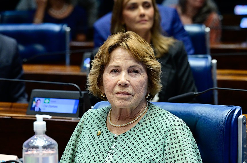 A ex-senadora Nilda Gondim foi uma das homenageadas - Foto: Geraldo Magela/Agência Senado