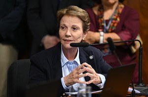 Em pronunciamento, à bancada, senadora Tereza Cristina (PP-MS).
