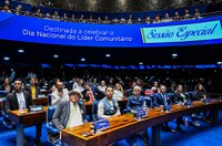 Papel dos líderes comunitários é destacado em sessão do Senado