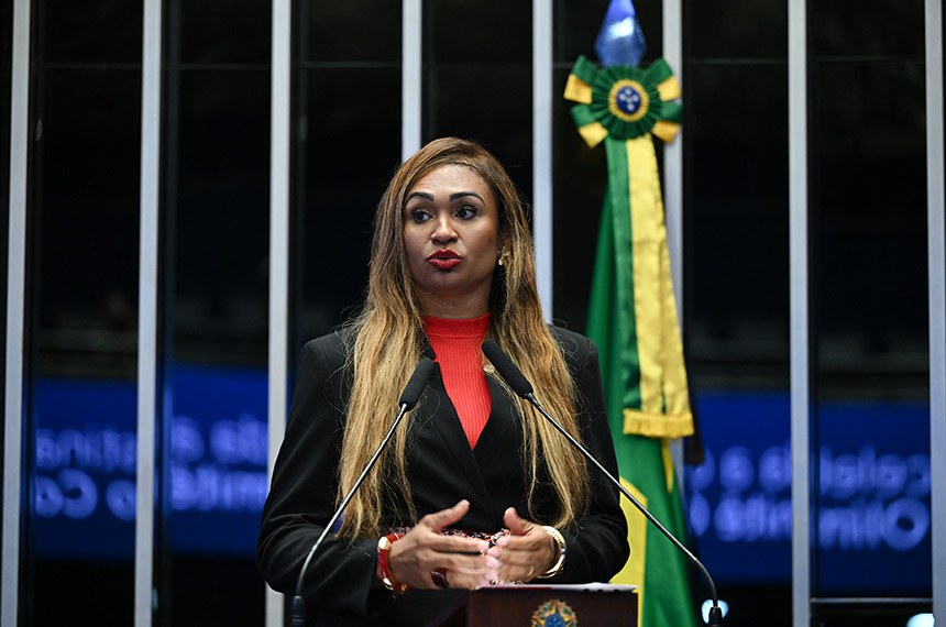 Iziane de Oliveira destacou a importância do COB na preparação e no desenvolvimento dos atletas - Foto: Saulo Cruz/Agência Senado