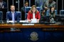 Mesa: 
requerente desta sessão, deputado Saulo Pedroso (PSD-SP); 
presidente e requerente desta sessão, senadora Leila Barros (PDT-DF); 
diretora da Secretaria Legislativa do Congresso Nacional, Roberta Lys de Moura Rochael.