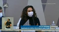 Luana Araújo  diz à CPI que sua saída do Ministério da Saúde não teve justificativa