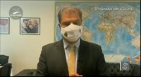 Uso de máscaras deve permanecer até que a covid-19 seja banida, diz Nelsinho Trad