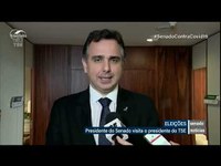 Pacheco destaca alinhamento entre Senado e TSE para garantir normalidade nas eleições