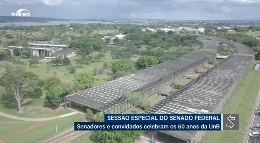 Vídeo: Senado presta homenagem aos 60 anos da Universidade de Brasília