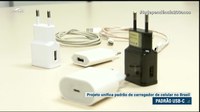 Proposta unifica padrão de carregadores de celular no Brasil