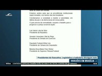 "Atos terroristas, de vandalismo, criminosos e golpistas", diz nota de presidentes dos três Poderes