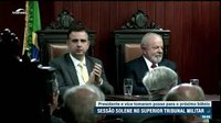 Presidente do Congresso acompanha posse no Superior Tribunal Militar