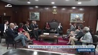 Representantes do audiovisual apresentam demandas ao presidente do Senado