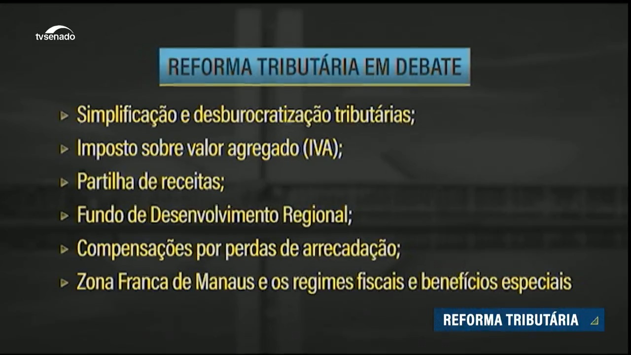 Reforma tributária: grupo de trabalho da CAE entrega sugestões ao relator —  Senado Notícias