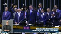Reforma tributária é promulgada em sessão do Congresso Nacional