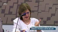 Fiança em crimes de violência contra mulher foi tema de debate no Senado
