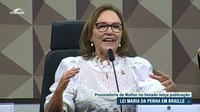 Senado lança versão em braile do Guia da Lei Maria da Penha