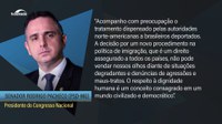 Pacheco cobra respeito à dignidade humana para deportados