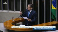 Câmara trabalhará sempre em sintonia com Senado, diz Hugo Motta