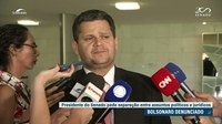 Denúncia da PGR é assunto do Judiciário, diz Davi