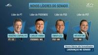 Saiba quem são as novas lideranças partidárias do Senado