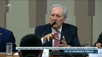 PEC da Segurança não vai interferir nas polícias estaduais, diz ministro