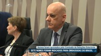 Sete indicados a embaixadas são aprovados na CRE após sabatina