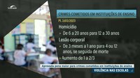 Crimes em escolas poderão ser classificados como hediondos