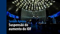 Senado Aprova: suspensão do aumento do IOF é destaque na semana