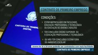 CAS aprova regras para contratação de jovens no primeiro emprego