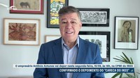 CPMI do INSS: presidente confirma presença do 'Careca do INSS' na segunda