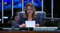 DataSenado recebe homenagem e lança nova pesquisa sobre violência contra mulher