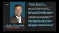 Facções criminosas: presidente da CRE pede cautela e defende soberania nacional