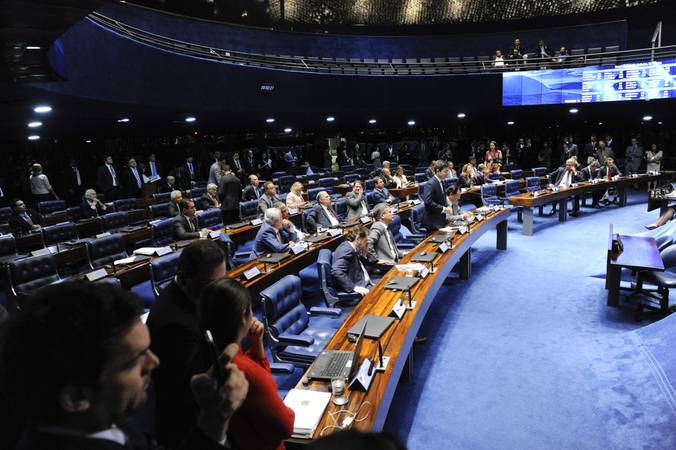 Plenário do Senado Federal durante sessão deliberativa ordinária. 

Foto: Jonas Pereira/Agência Senado