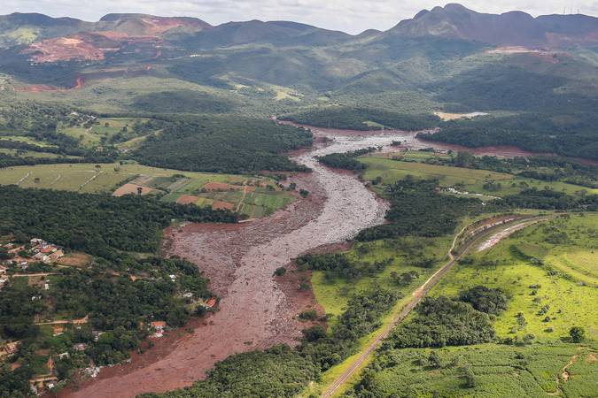 Região atingida pelo rompimento da barragem de Brumadinho - MG.

Foto: Isac Nóbrega/PR