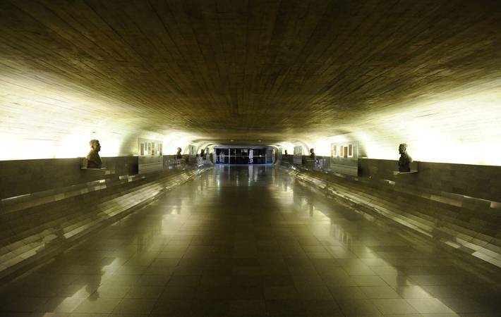 Túnel do Tempo, Senado Federal.  Foto: Leonardo Sá/Agência Senado