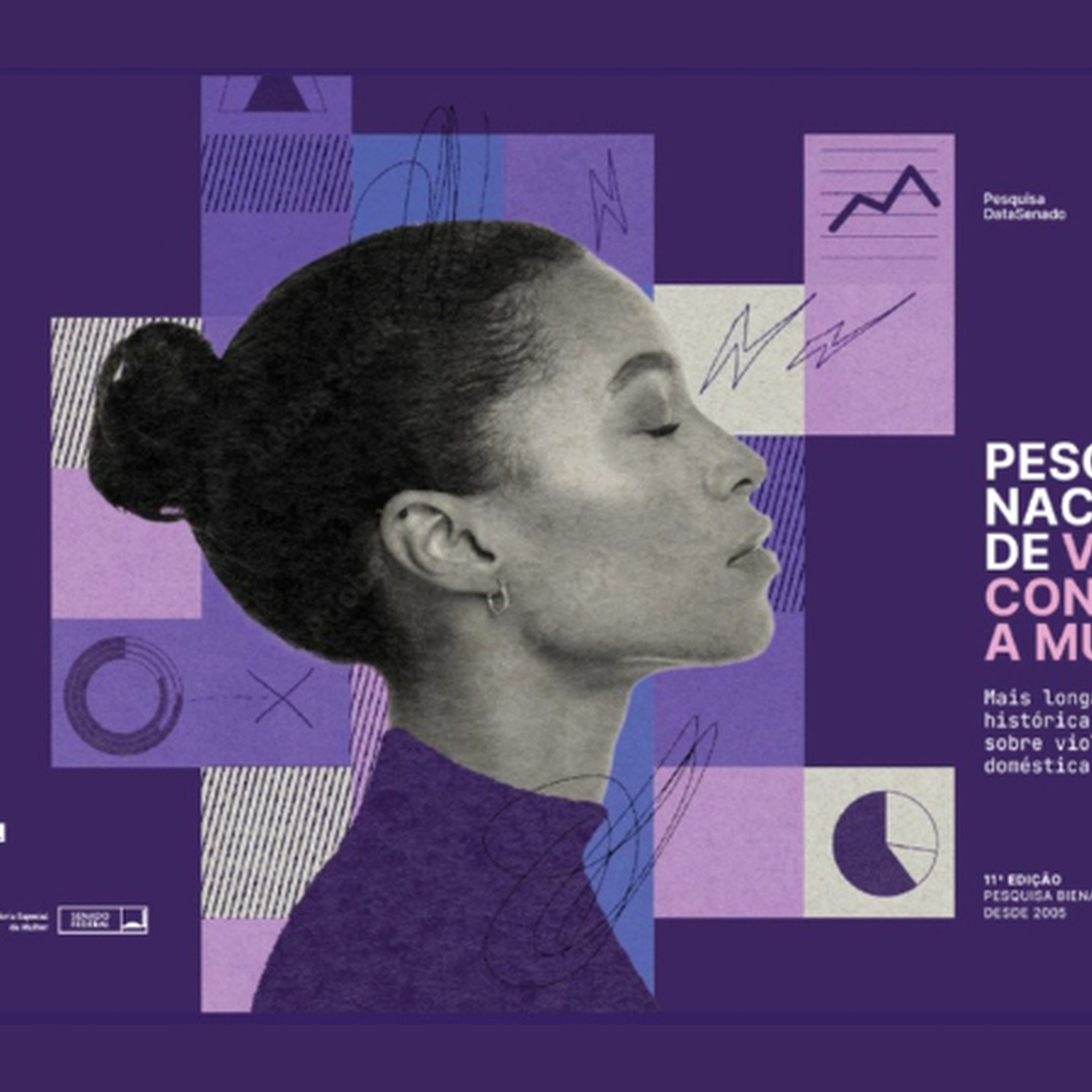 DataSenado comemora 20 anos e lança a 11ª Pesquisa Nacional de Violência contra a Mulher