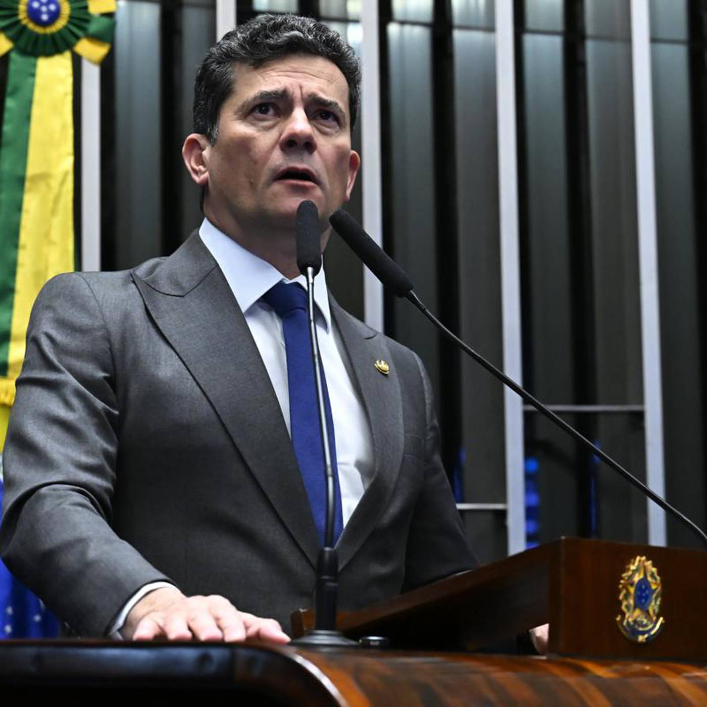 Entrevista com o senador Sérgio Moro sobre a possibilidade de uma PEC prevendo o recall de ministros do STF