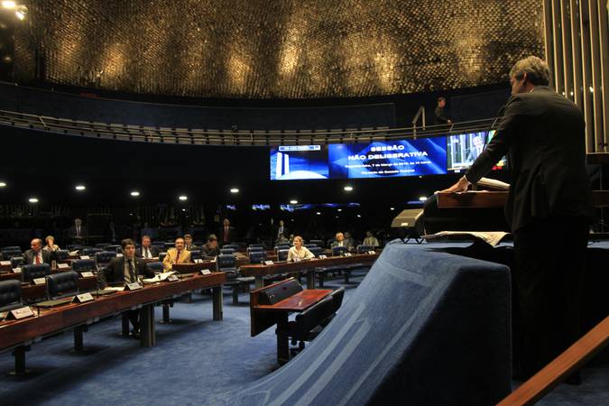 Plenário do Senado durante sessão não deliberativa.

 

Foto: Beto Barata/Agência Senado
