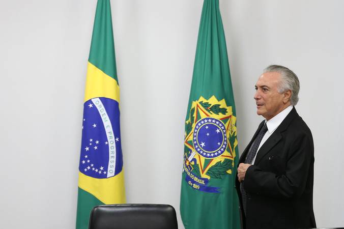 Brasília - Presidente Interino Michel Temer reúne ministros para discutir o plano para as fronteiras (Valter Campanato/Agência Brasil)