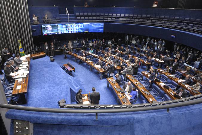 Plenário do Senado Federal durante sessão deliberativa ordinária.


Foto: Waldemir Barreto/Agência Senado
