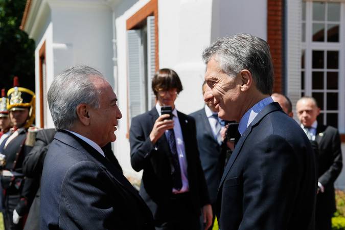 Buenos Aires - Presidente Michel Temer durante encontro com o presidente da Argentina, Mauricio Macri (Beto Barata/PR)