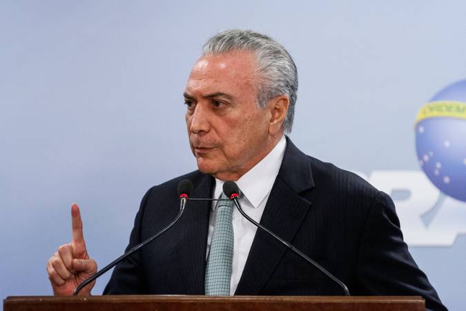 (Brasília - DF, 18/05/2017) Pronunciamento do Presidente da República, Michel Temer à imprensa. 
Foto: Isac Nóbrega/PR