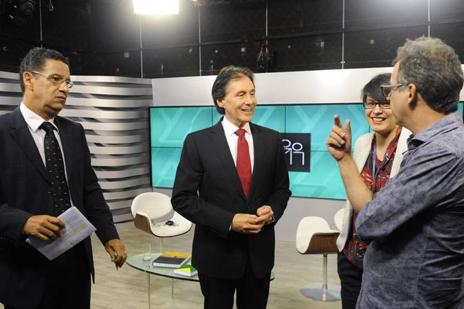 Presidente do Senado Federal, senador Eunício Oliveira (PMDB-CE), concede entrevista ao programa Cidadania da TV Senado. 

Foto: Marcos Brandão/Senado Federal
