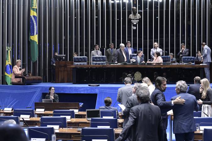 Plenário do Senado Federal durante sessão deliberativa ordinária. 

Foto: Waldemir Barreto/Agência Senado