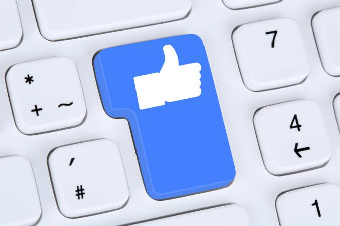 Like Button Icon Icon Thumbs Up Social Media and Social Network on the Internet