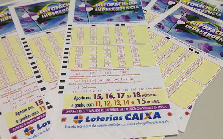 canhotos de apostas de loteria.