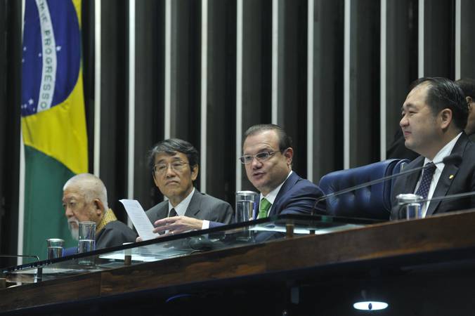 Plenário do Senado durante sessão especial.

Foto: Geraldo Magela/Agência Senado
