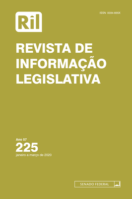 Revista de Informação Legislativa v. 57, n. 225 (jan./mar. 2020) ISSN 2596-0466