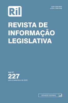 Revista de Informação Legislativa v. 57, n. 227 (jul./set. 2020) ISSN 2596-0466
