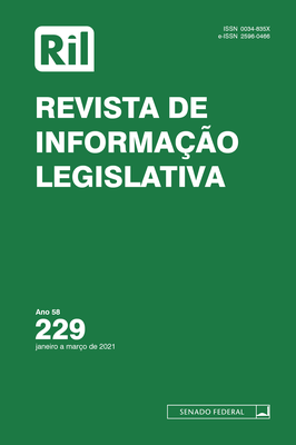 Revista de Informação Legislativa v. 58, n. 229 (jan./mar. 2021) ISSN 2596-0466